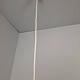 Czechoslovak Midcentury Modern Pendant Light in Opaline Glass and Plastic,