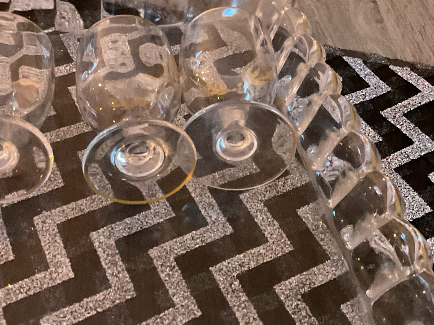 Baccarat service liqueur