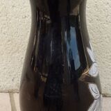 Navy blue and gold vase