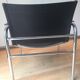 Bauhaus armchair in leather and chrome tubes, 70s 80s