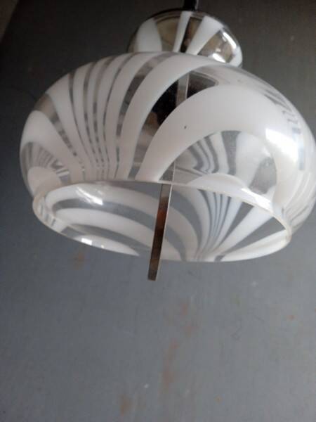 Designer suspension chandelier Murano ep 1970 design