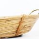1970s rattan and brass basket by Gabriella Crespi