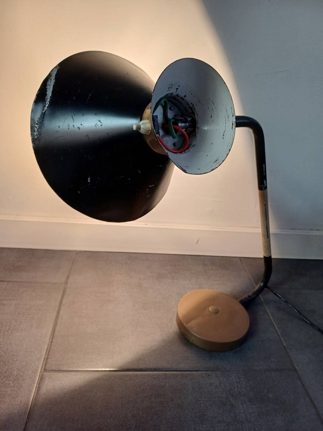 Diabolo lamp jumo black 50's