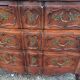 Commode 19 ème en Noyer et Bronze