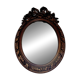 Miroir baroque en bois ovale