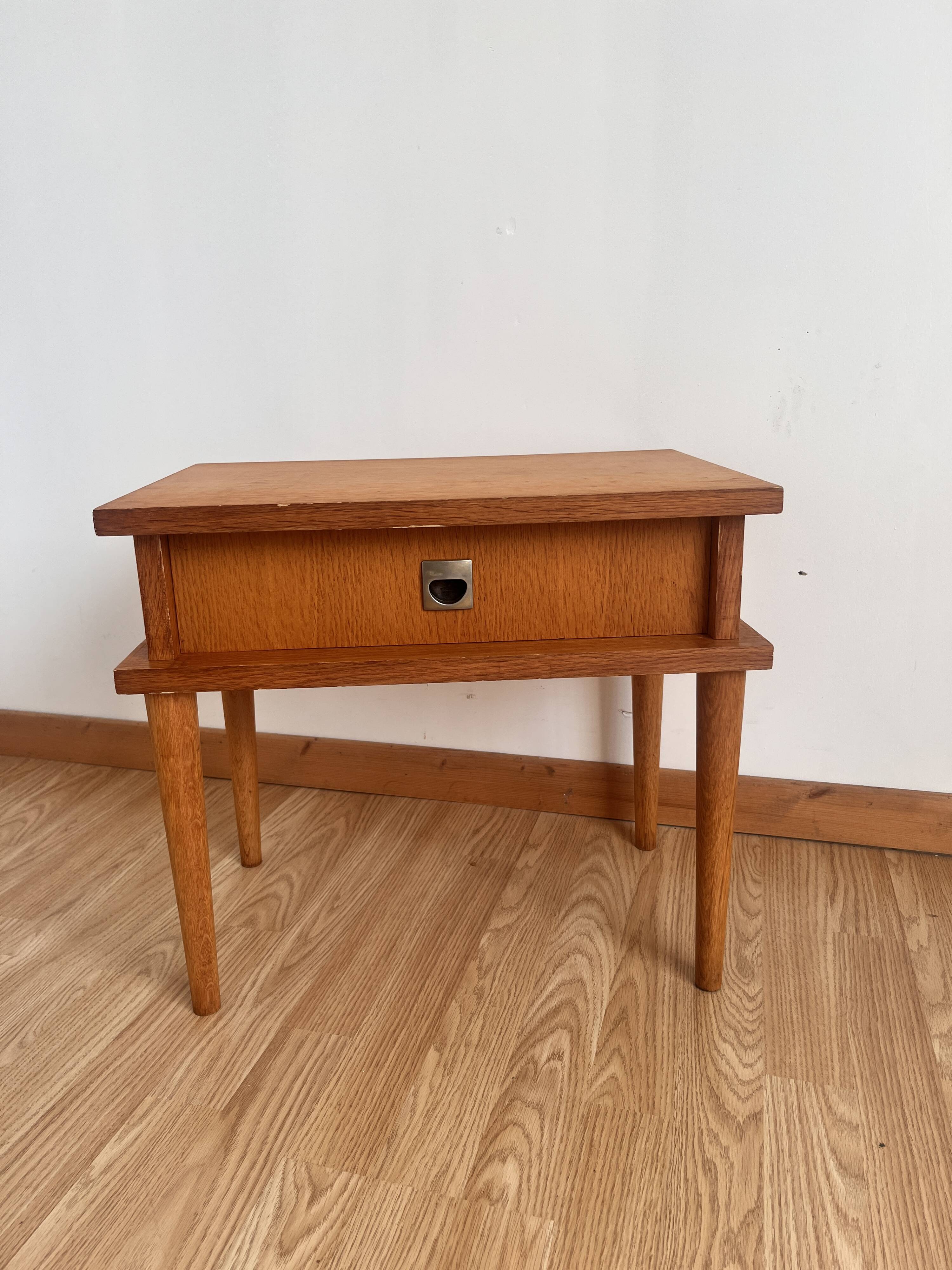Vintage bedside table