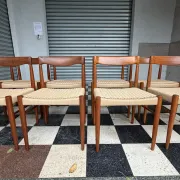 Set of 10 chairs by Henry Walter Klein