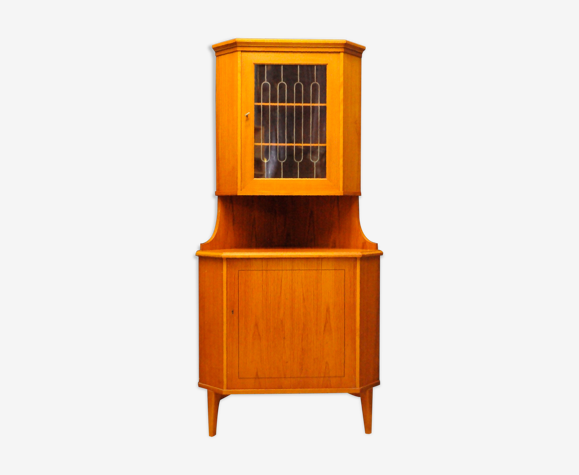 Vitrine d'angle en teck - Danemark