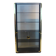 Armoire en verre fumé et laiton