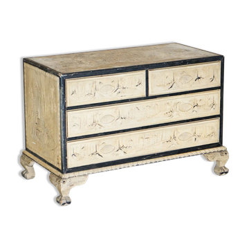 Chinese commode carved from camphor wood