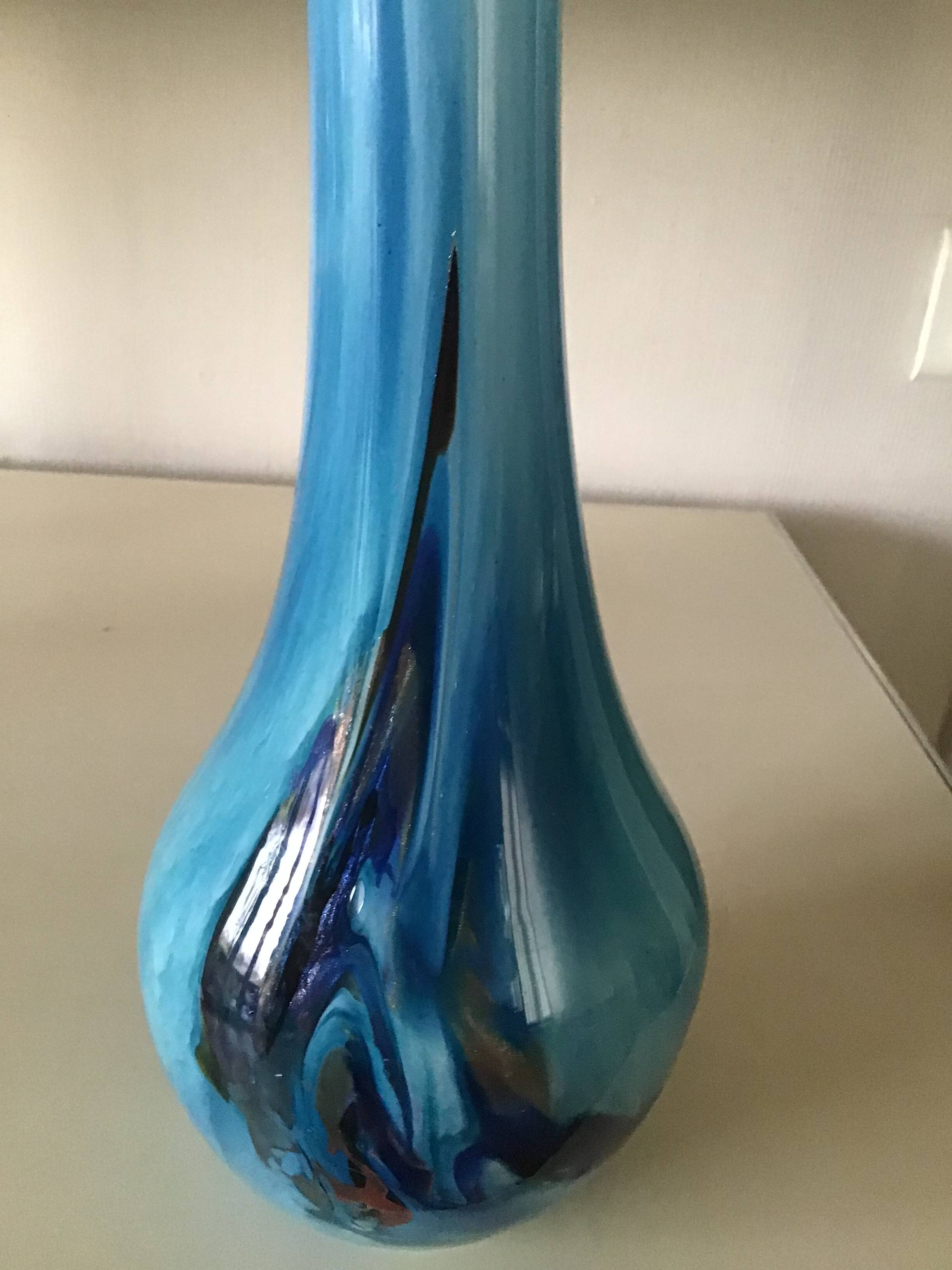 Murano blown glass vase