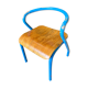 Vintage child school chair Jacques Hitier