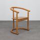 Set of 6 bentwood dining chairs by Allmilmö, 1980s