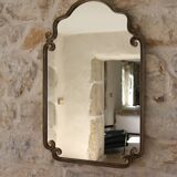 Brass mirror