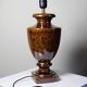 Vintage Italian lamp in pyrite ceramic, 1970s-1980s Hollywood Regency.
