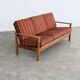 Brutalist sofa and chair set | vintage sofa | 1960s | oak.