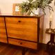 Buffet style années 50, placage teck, laque