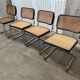 Serie of 4 Cesca B32 chairs by Marcel Breuer
