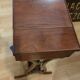 Lyre-shaped dressing table in solid Cuban mahogany from the Directoire period