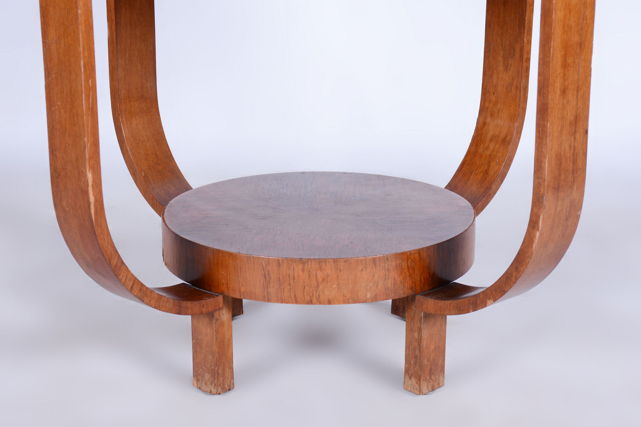 Palisander Seating Set with Coffee Table, Art Deco, Restored, France, 1920s