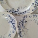 Creil Montereau Plates Linotte Model
