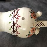 Gargoulette Cantir in ceramic with floral paint decoration