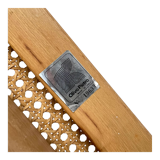 Beech wood and webbing side chair by Olivo Pietro, Italy, 1970s