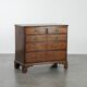 18th-century English antique oak commode