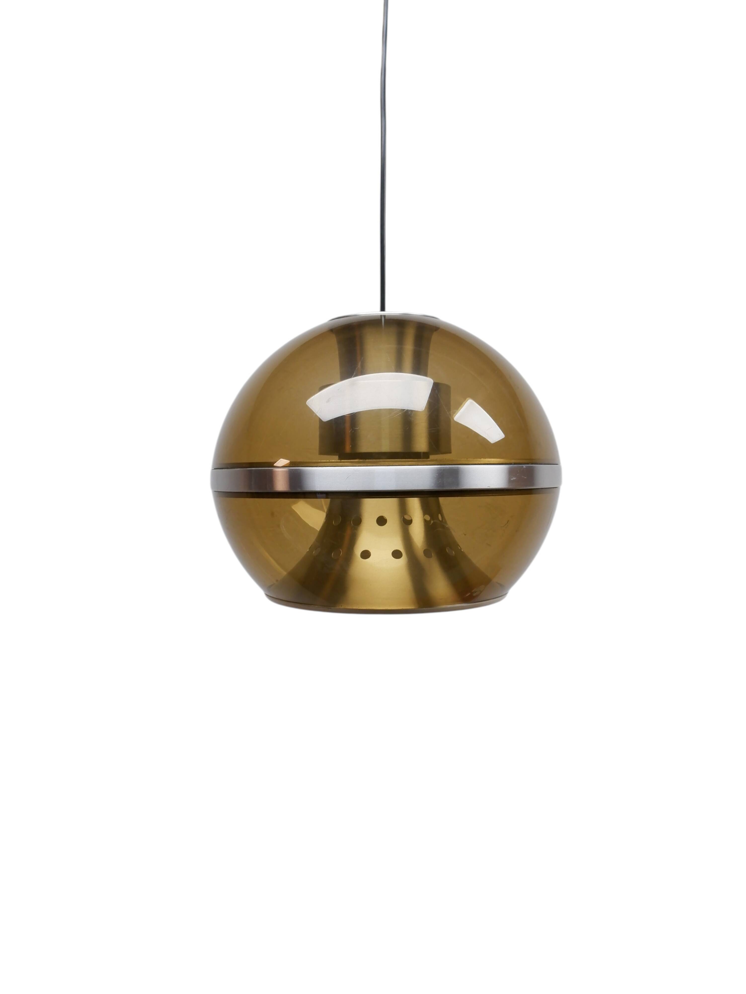 Dijkstra Holland Space Age pendant lamp, 1970s