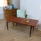 Vintage coffee table 150x60 teak 1960 denmark