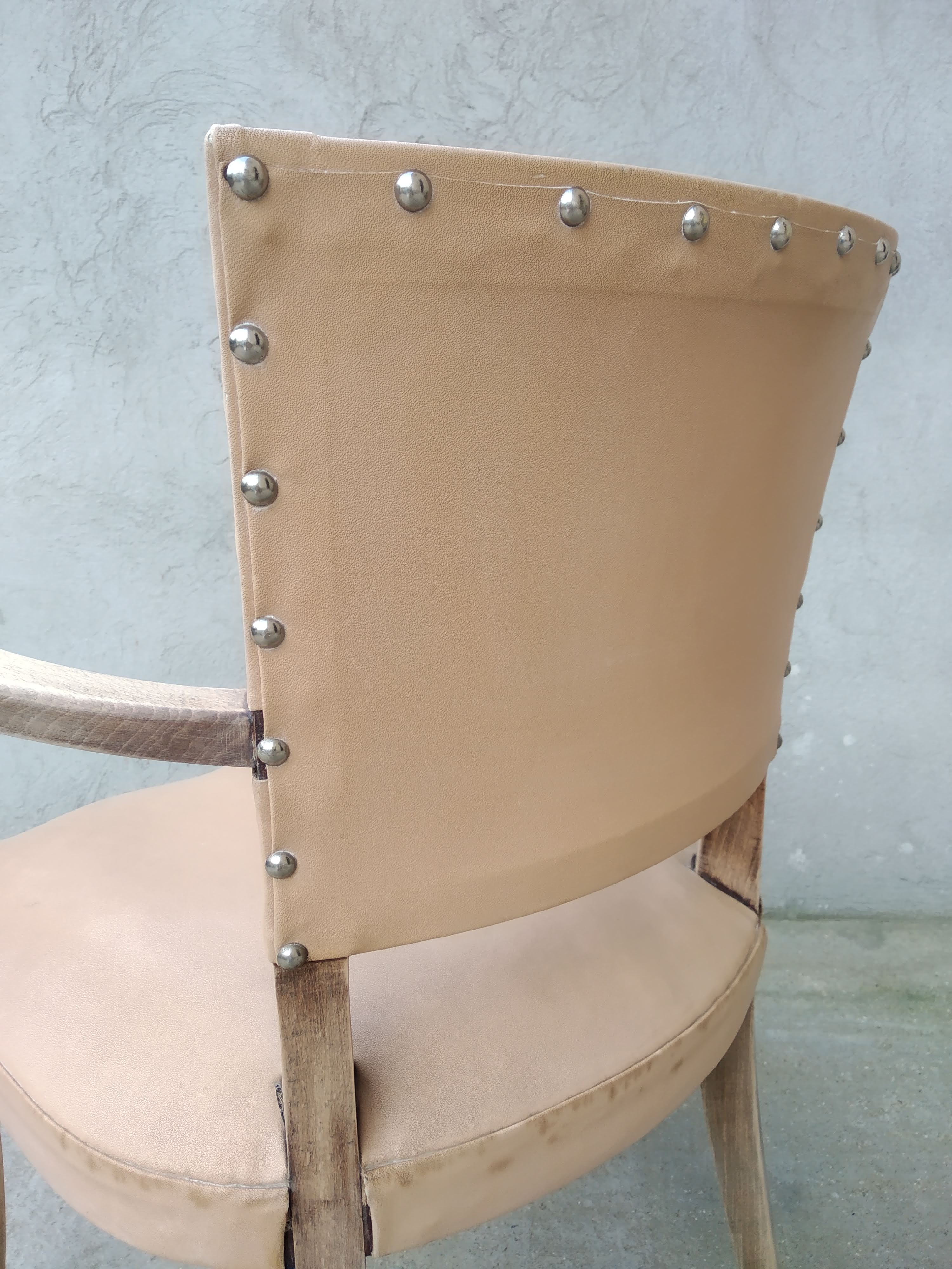 Art Deco bridge armchair