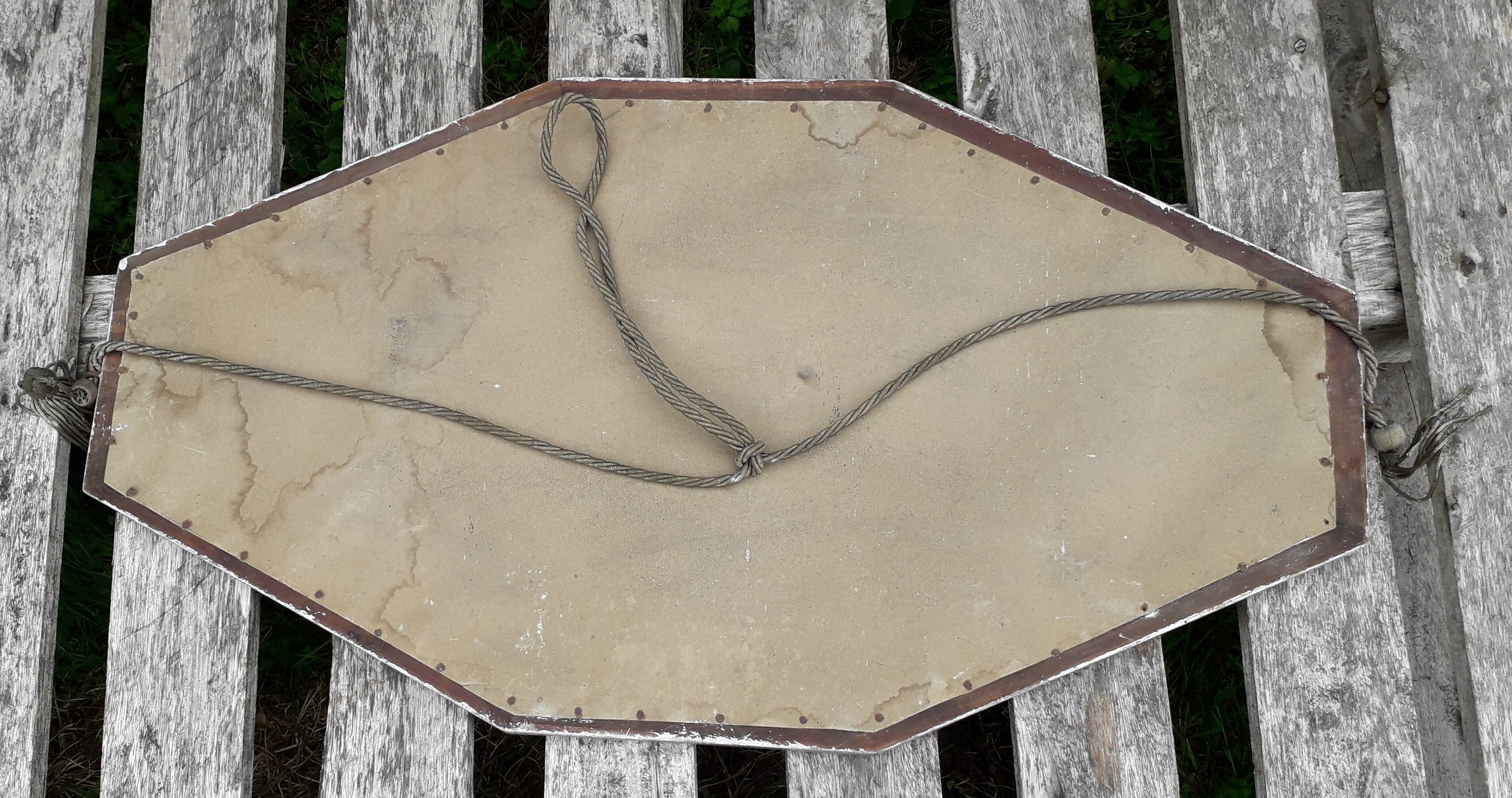 Antique mirror art deco 43x89 cm