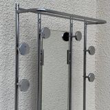 1950s chrome-plated aluminum entrance hall