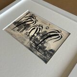 Gueliz - Collage on postcard