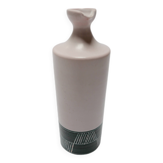 Ceramic pitcher vase design Durtal Yvon Roy Vallauris vintage 1970