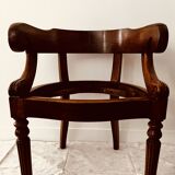 Mahogany restoration armchair