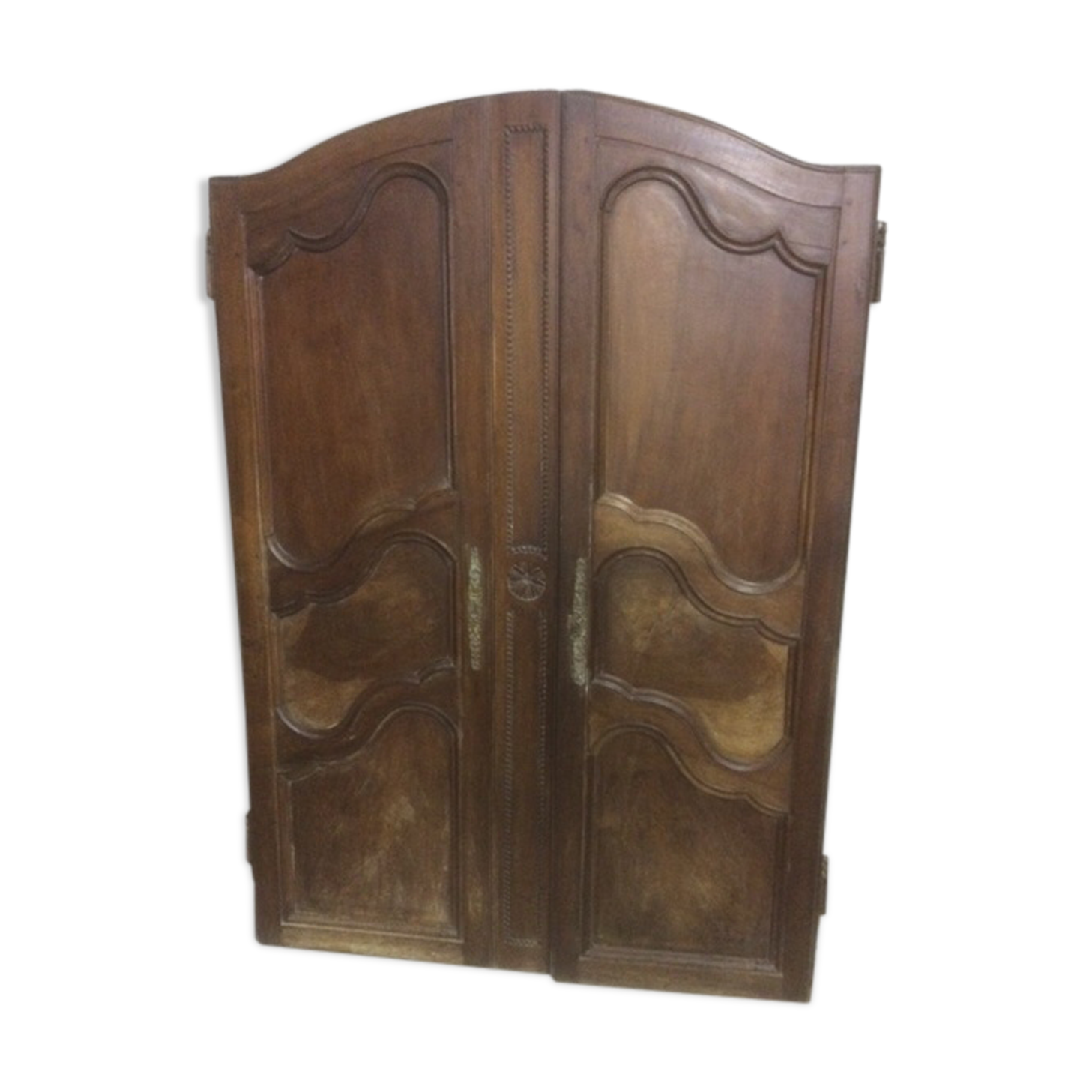 Paire de porte d'armoire en noyer