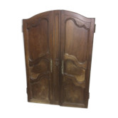 Paire de porte d'armoire en noyer