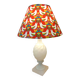 Vintage Alabaster Lamp and Bird Shade