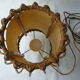 Vintage wicker lamp