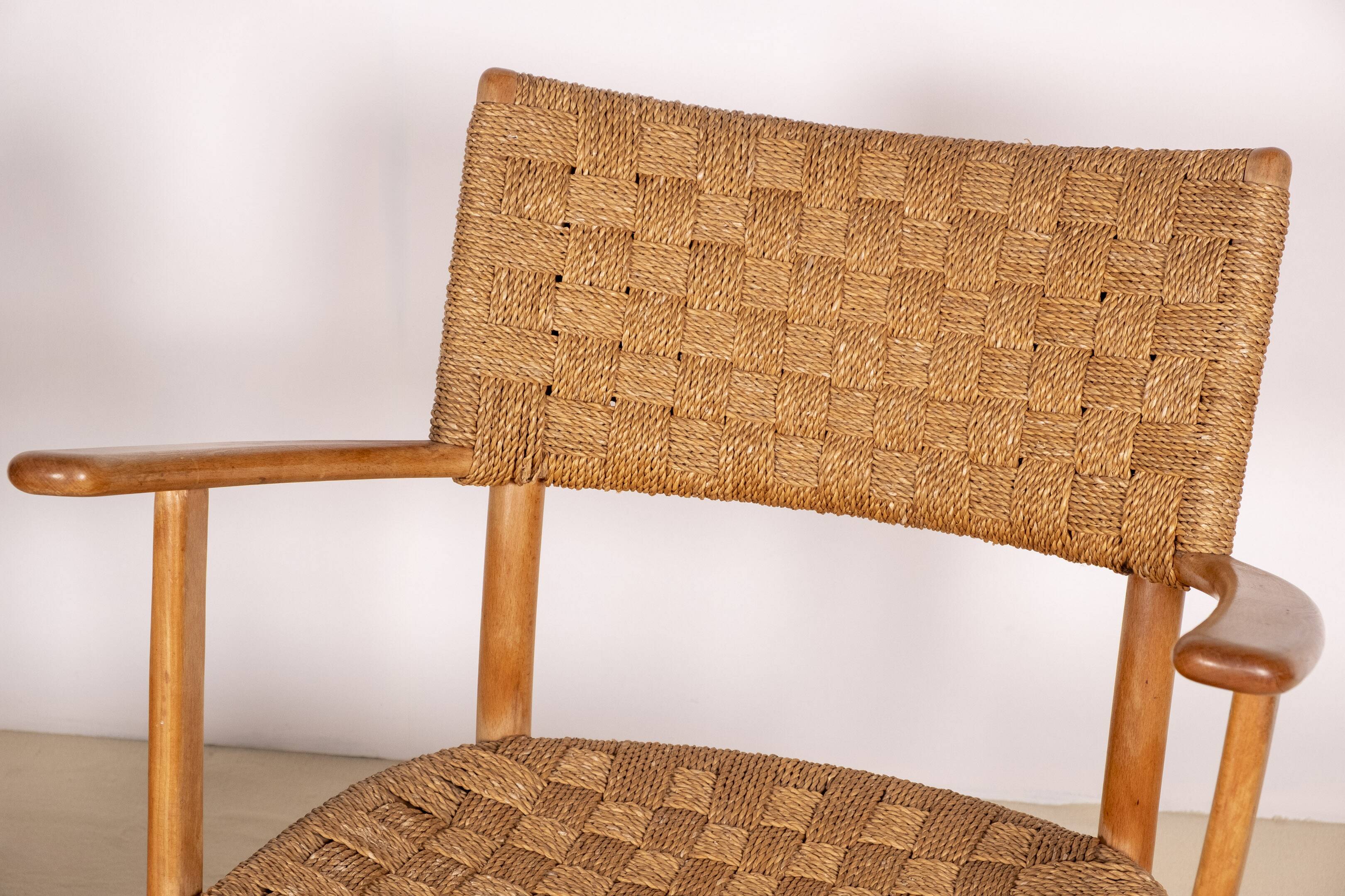 Pair of Karl Schrøder Model 1570 Lounge Chairs, Fritz Hansen, 1930s