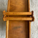Compass worker wood and metal worker vintage sewing box