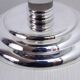 Silver-plated and lucite cup