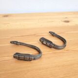 Pair of old coat hooks circa 1930