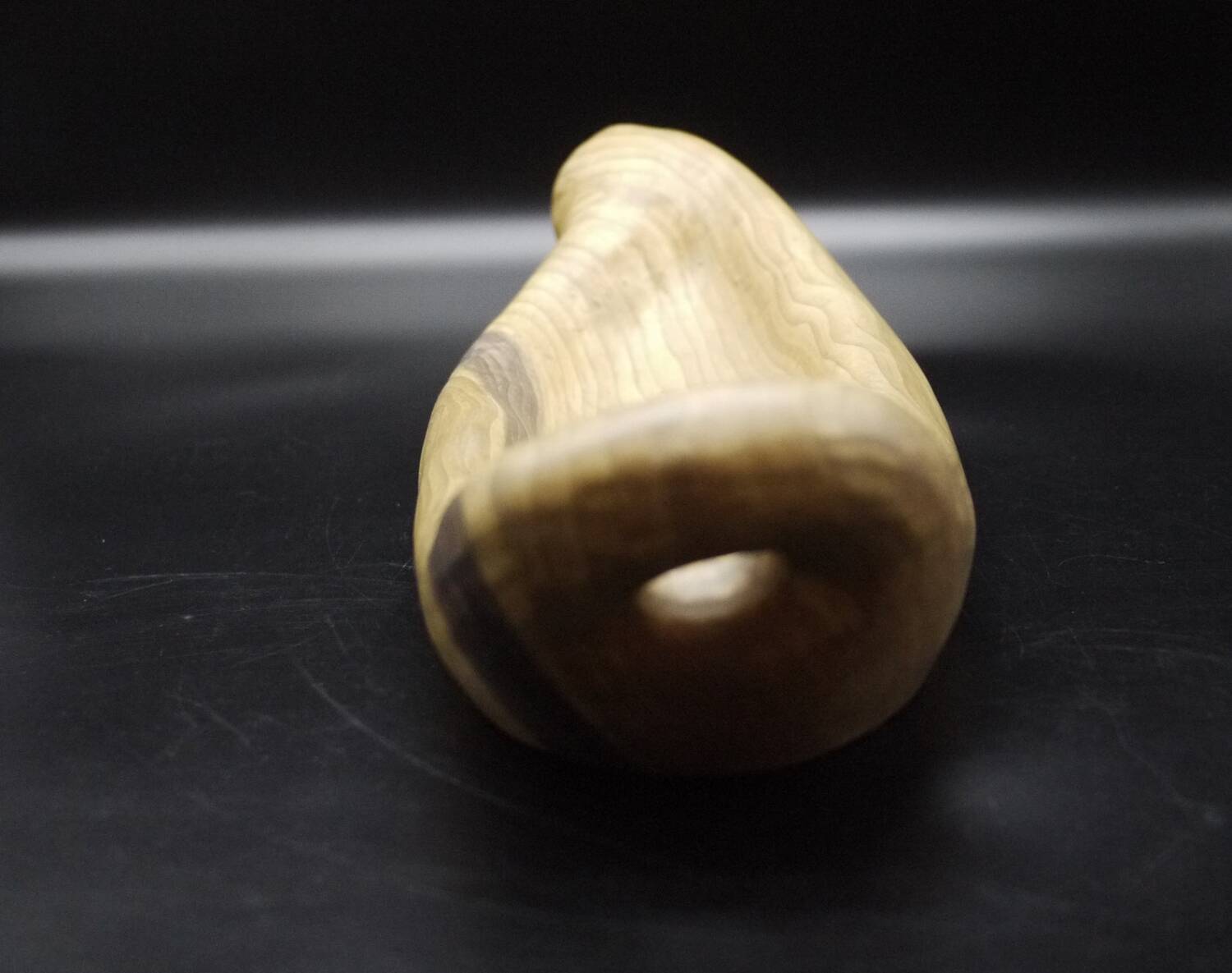 Faux Wood Platter by Grandjean Jourdan Vallauris