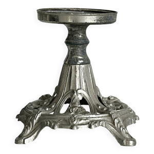 Bougeoir pied sculpté - ancien