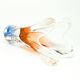 Mid-century modern vase, glass, designed by J. Hospodka, Czechoslovakia, 1960s