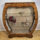 Art Deco Vintage Walnut Display Cabinet 1930s-1940s Art Deco Vintage W