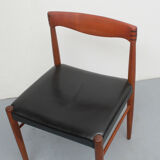 1960s dining chair in teak by H.W. Klein Bramin