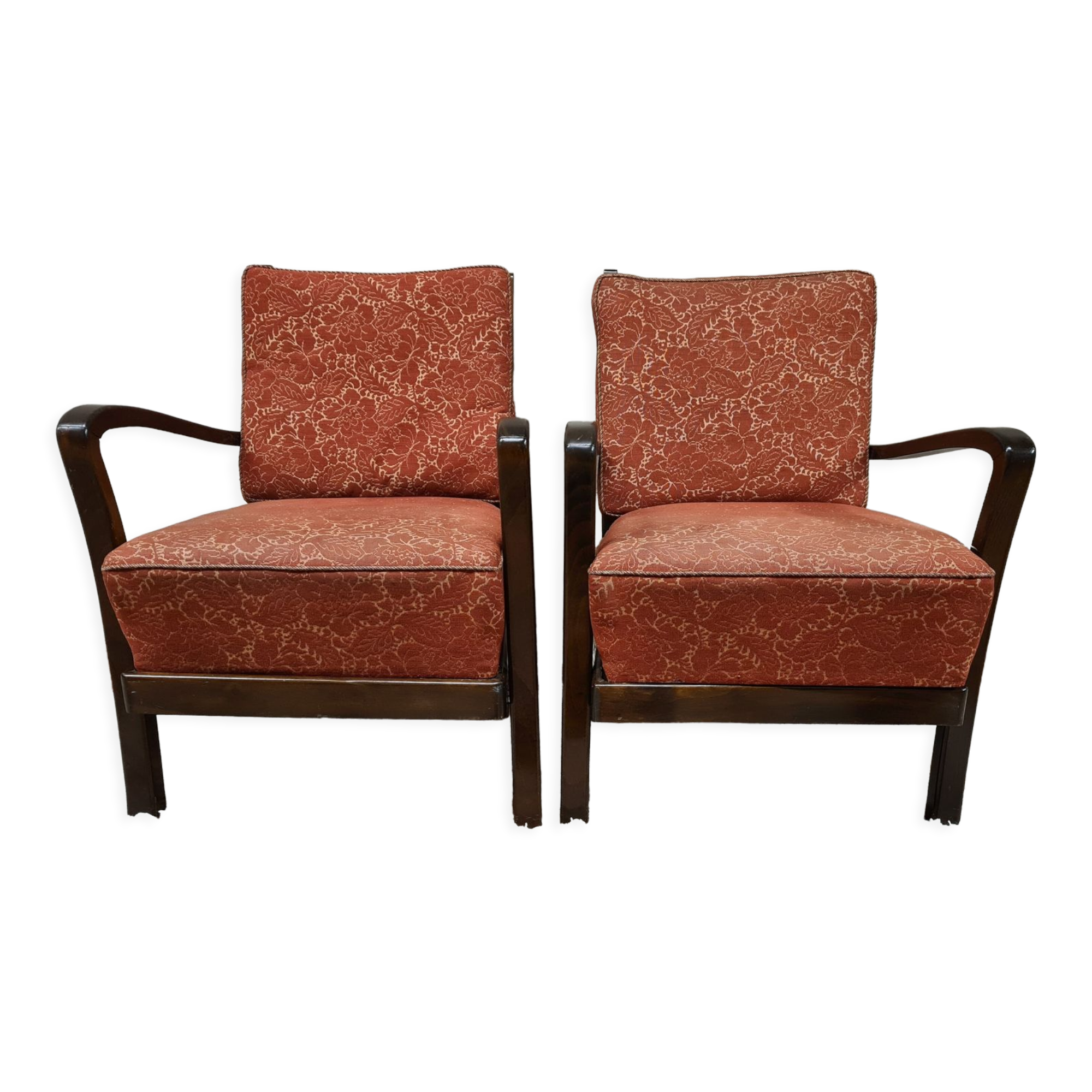 Pair of vintage armchairs year 1950